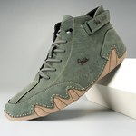 Supportive Leather Shoes with Arch Support Platform for All-Day Comfort – Breathable & Water-Resistant Non-Slip Sole for Men & Women