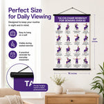 16-Move Seated Tai Chi Exercise Chart for Seniors