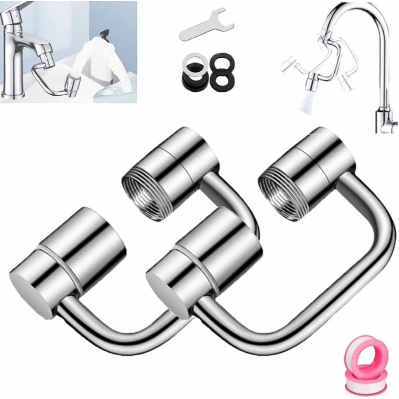 Flexible 360° Rotating Kitchen Faucet Extender