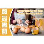 Compact Egg White Yolk Divider Tool with Ergonomic Grip for Baking and Cooking Kitchen Gadget