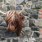 Cow Wall Sculpture