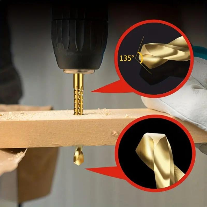 Durable Metal Drill Bit Set