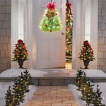 Handmade Christmas Tree Wreath for Front Door