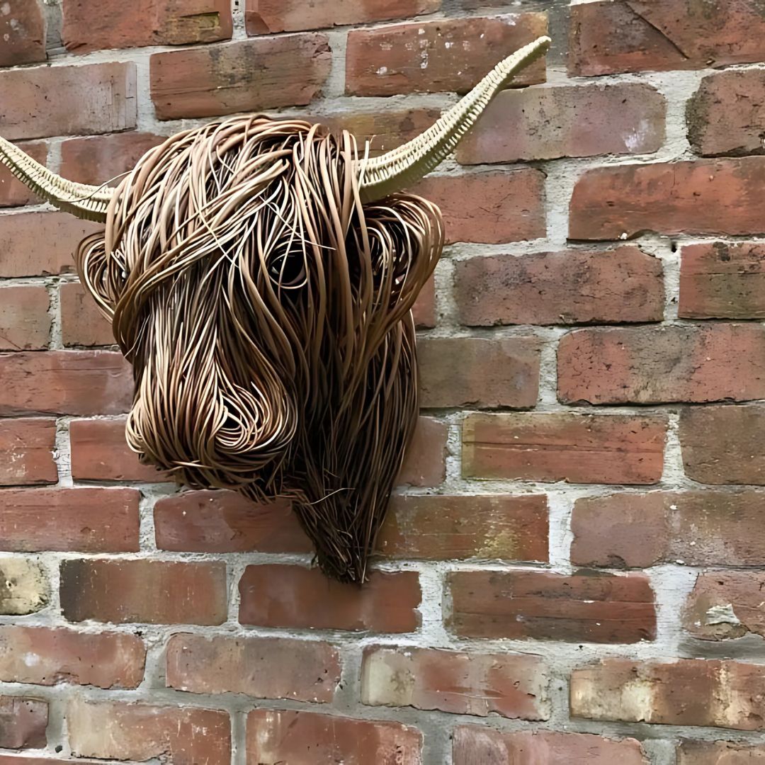 Cow Wall Sculpture