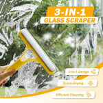 Effective 3-in-1 Glass Cleaning Spray Tool