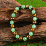 Luxury Protection Stone Bracelet Aventurine Tiger Eye