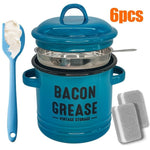 Kitchen Bacon Drippings Container with Filter