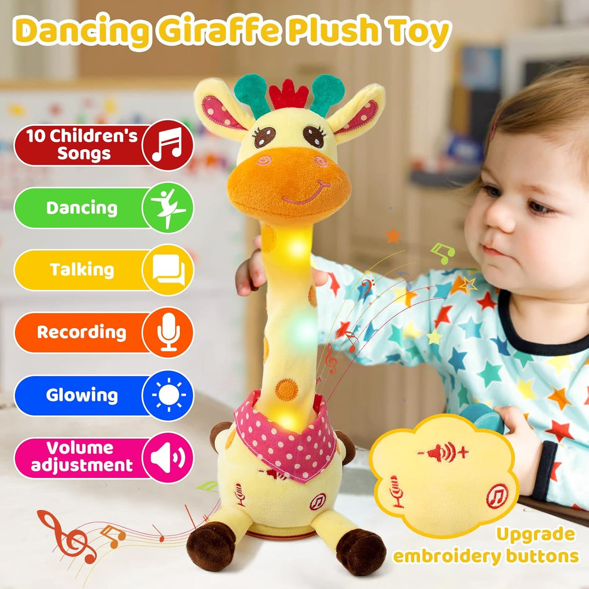 Fun Musical Singing Plush Toy - Dotisk