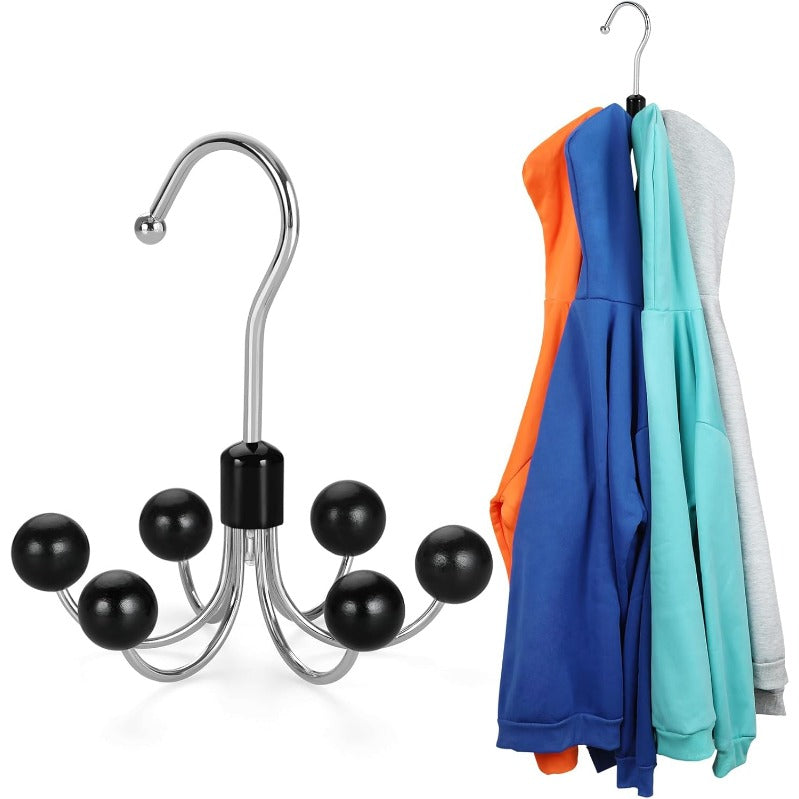 Rotating Closet Purse and Hoodie Storage Rack