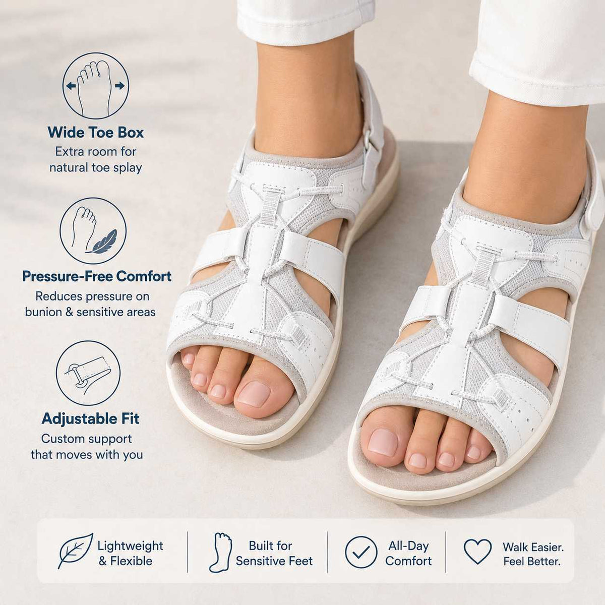 Orthopedic Adjustable Sandals