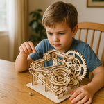 Natural Wooden Marble Run Kit