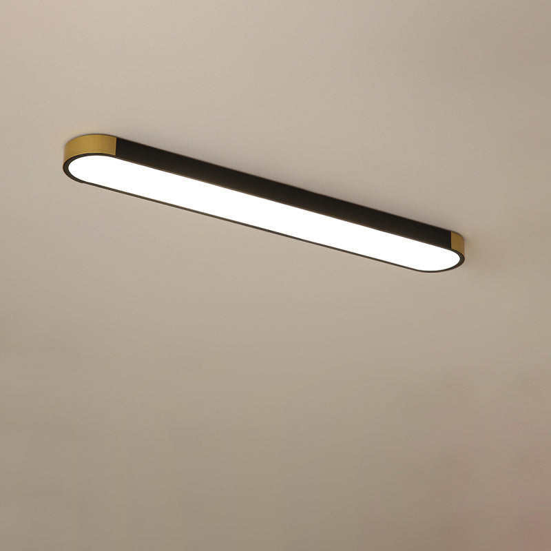 26-Inch Round LED Ceiling Light with 3 Color Modes, Modern Low-Profile Fixture for Bedroom Living Room Hallway Office Kitchen Bathroom, Iron