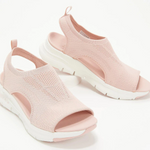 Women's Orthopedic Mesh Sandals with Arch Support – Breathable Slip-On Platform Wedge & All-Day Comfort