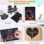 Colorful Kids Scratch Off Art Set