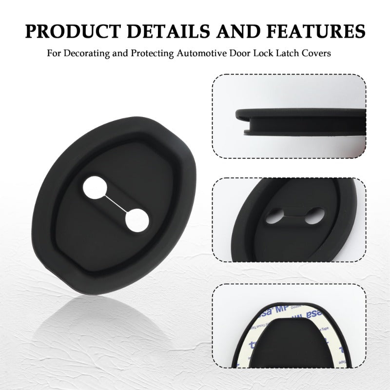 Durable Car Door Edge Guards Protector (4 Pack)