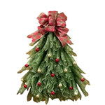 Handmade Christmas Tree Wreath for Front Door