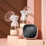 Rechargeable Electric Breast Pump with Dual Bottles for Nursing Mothers – 3 Pumping Modes, Quiet Motor, USB Power Supply