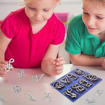 Challenging Metal Logic Puzzle Brain Teaser Toy