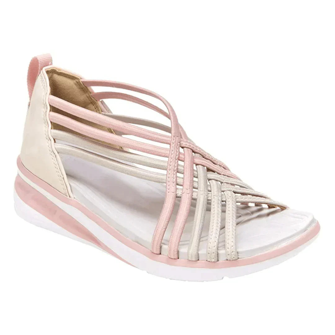 Women's Water-Resistant Summer Sandals with Arch Support – Slip-Resistant Lightweight Walking Shoes for Beach, Travel & Outdoor Activities