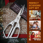 Premium 7-in-1 Stainless Steel Kitchen Scissors