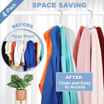 Rotating Closet Purse and Hoodie Storage Rack