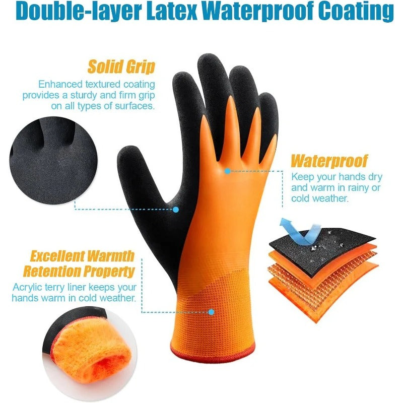 Insulated Warm Water Resistant Gloves