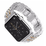 Metal Band and Protective Case Bundle for 38-44mm Apple Watch