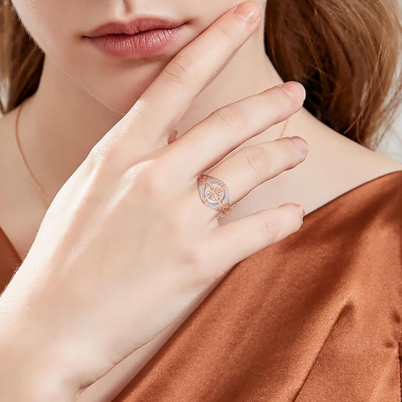 Mystic Twist Sterling Silver Ring