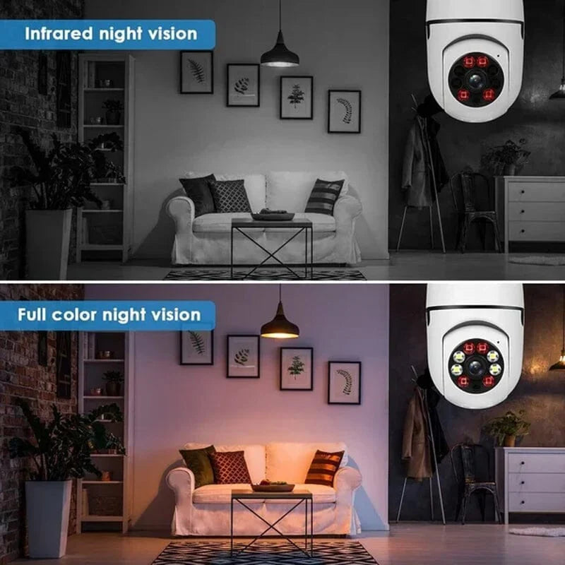 HD WiFi Security Light Bulb Camera