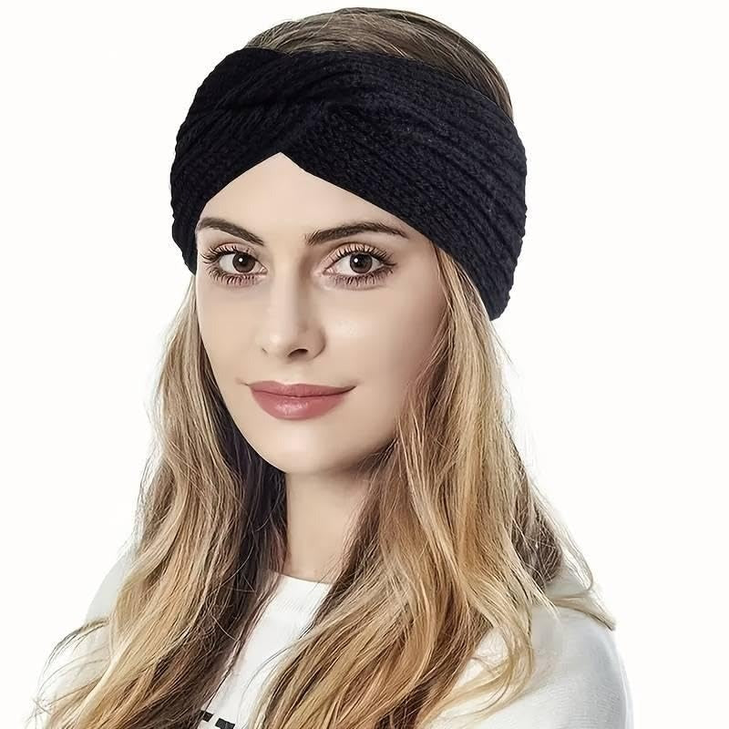 Warm Fleece Beanie Headband Set