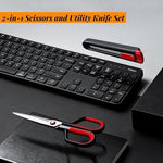 Compact Multi Tool Scissor Knife Set