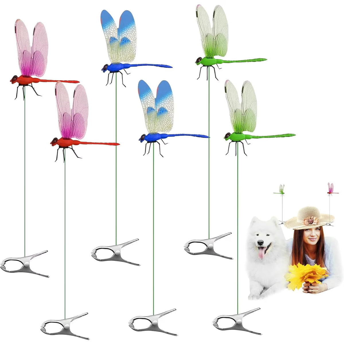 Vibrant Fly Repellent Clip Ornament