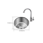 Premium Undermount Kitchen Sink | Stainless Steel Single Basin with Heat-Resistant Finish | Durable Design for Enhanced Kitchen Aesthetics