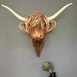 Cow Wall Sculpture