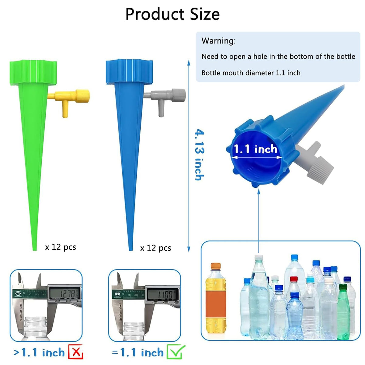 Easy Automatic Plant Watering Stakes