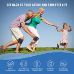Adjustable Knee Support Wrap with Targeted Compression Pads & Lower Back Pain