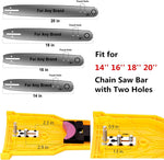 Portable Chainsaw Sharpening Tool with Stone Attachment for 14-20 Inch Bars Quick Blade Honing Kit for Outdoor Woodcutting Cordless Saw