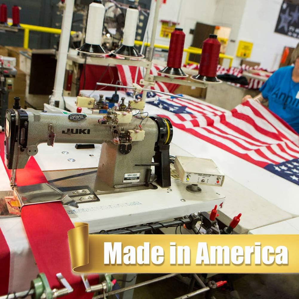 Patriotic Sewn Star US Flags