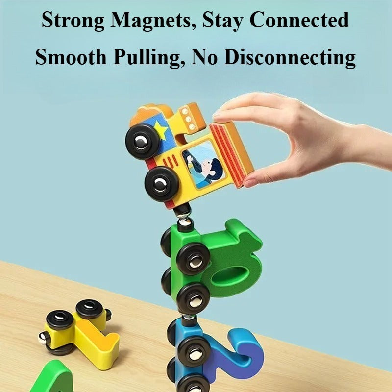 Fun Colorful Number Magnet Train