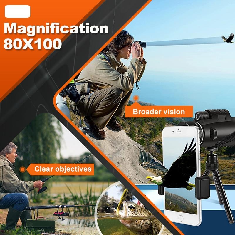 Powerful Portable Zoom Monocular Telescope