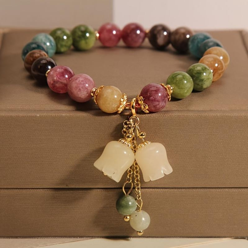 Natural Stone Charm Bracelet - Dotisk