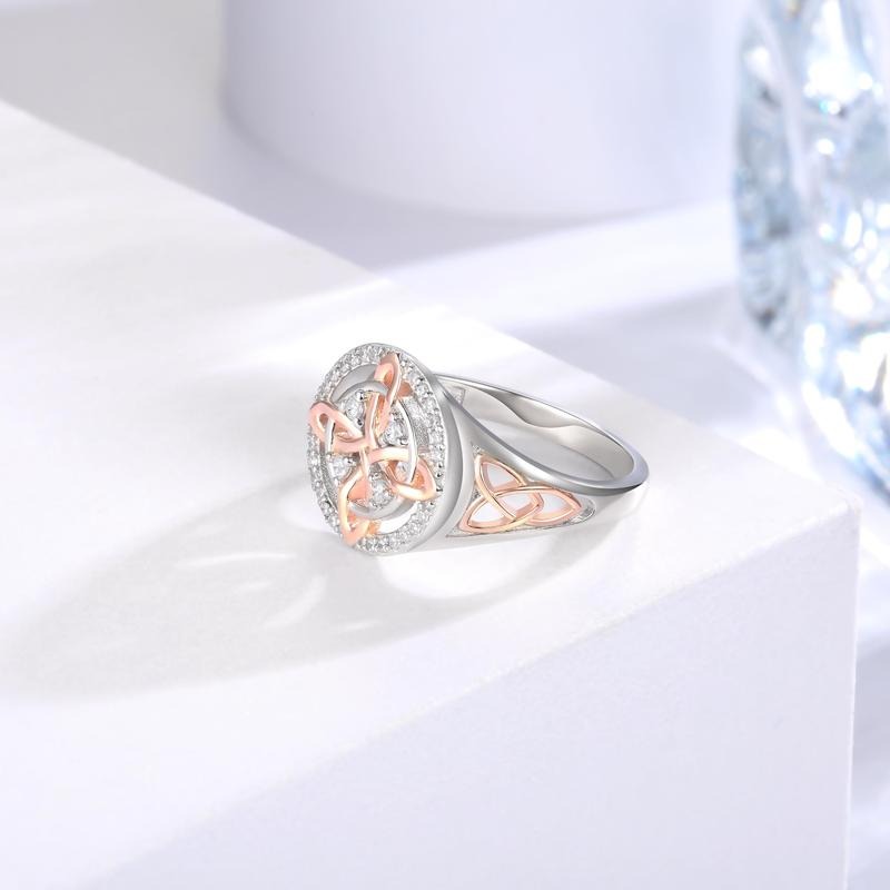 Mystic Twist Sterling Silver Ring