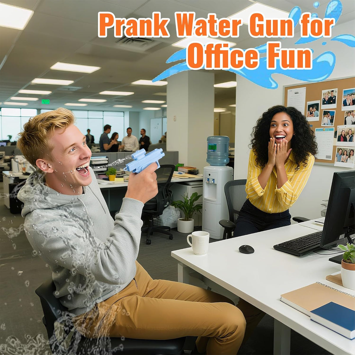 Funny Double Barrel Squirt Gun
