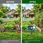 Outdoor Solar Pest Repeller with Ultrasonic Technology