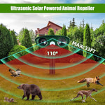 Outdoor Solar Pest Repeller with Ultrasonic Technology