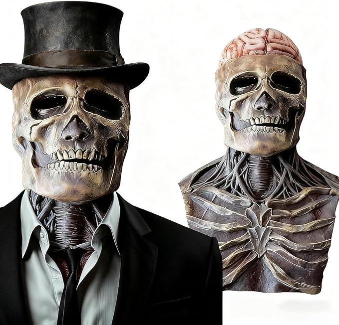 Spooky Halloween Mask for Horror Parties & Costume