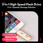 High Speed 3 in 1 Flash Drive