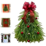 Handmade Christmas Tree Wreath for Front Door
