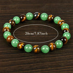 Luxury Protection Stone Bracelet Aventurine Tiger Eye