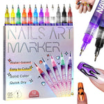 Vibrant Art 12 Color Paint Marker Dotting Pen Set
